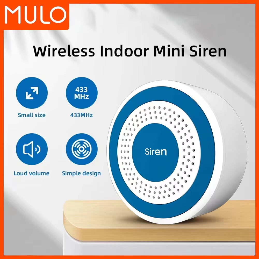 Sim Gsm Alarm - MULO Mini Sirena di Allarme Wireless