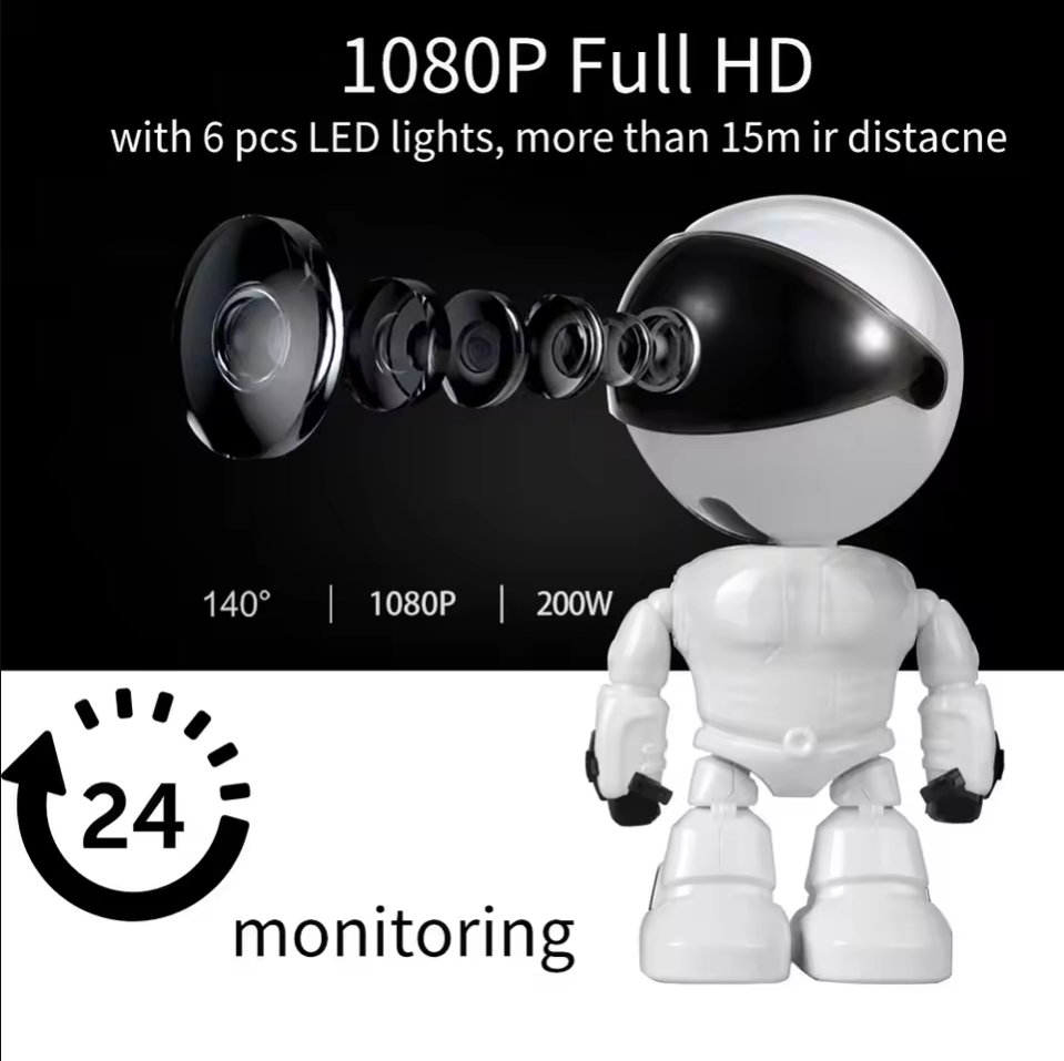 Telecamera IP WiFi robot intel - Home Security Robot recensione e prezzo