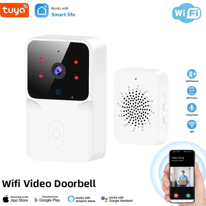 Campanello Video WiFi Tuya con - Home Security Front Door Camera recensione e prezzo